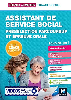 Réussite Admission - Assistant de service social (ASS) - Préselection Parcoursup et épreuve orale