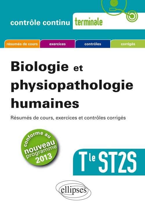 Biologie et physiopathologie humaines Tle ST2S