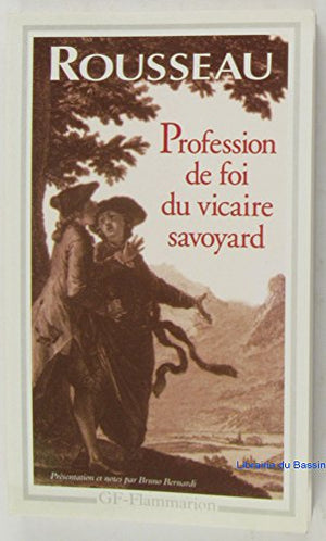 Profession de foi du vicaire savoyard