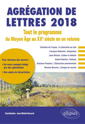 Agrégation de lettres 2018