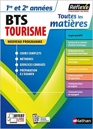 Toutes les matières - BTS Tourisme - Réflexe - 2024