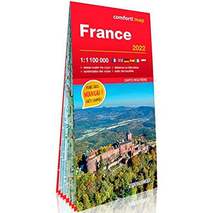 France 2022 1/1M (carte grand format laminée)