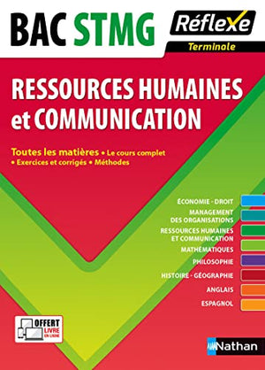 Toutes les matières Terminale STMG - Ressources humaines et Communication