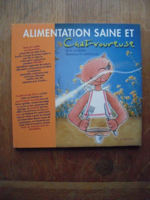 Alimentation saine et chat-voureuse