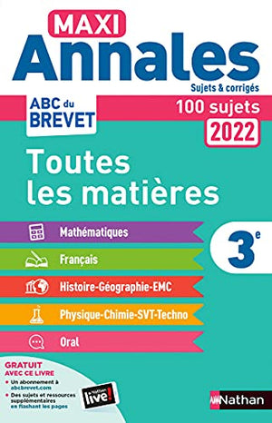 Maxi-Annales ABC du Brevet 2022