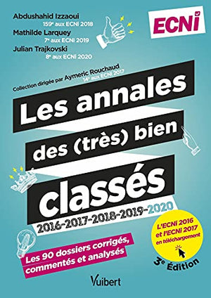 Les annales des (très) bien classés 2018-2020