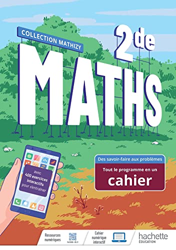 Mathématiques 2nde - Livre cahier - Ed. 2022