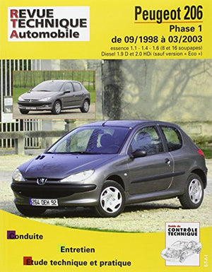 Revue Technique Automobile 103 - PEUGEOT 206 - 1998 à 2009