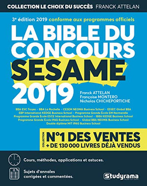 La bible du concours Sésame 2019