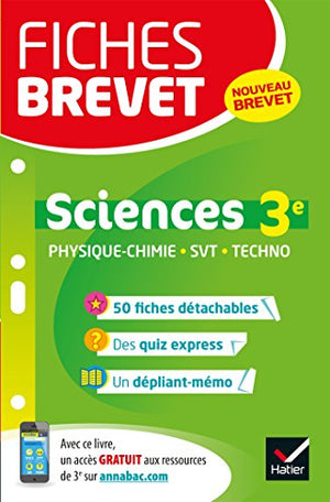 Sciences 3e: Nouveau brevet