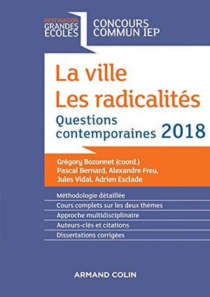 La ville, les radicalités - Questions contemporaines IEP 2018