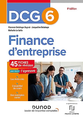 DCG 6 - Finance d'entreprise - Fiches - 4e ed.