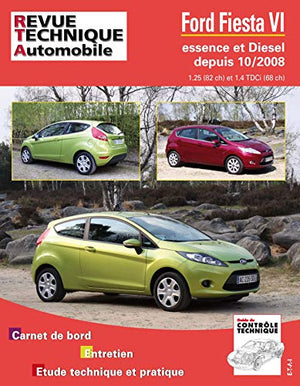 Revue technique automobile Ford Fiesta VI phase 1 - 2008 à 2012