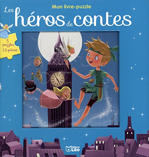 Mon livre puzzle 12 pièces: Les héros de contes