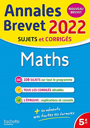 Annales Brevet 2022 Maths