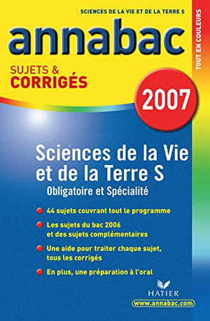 Sciences de la Vie et de la Terre Tle S