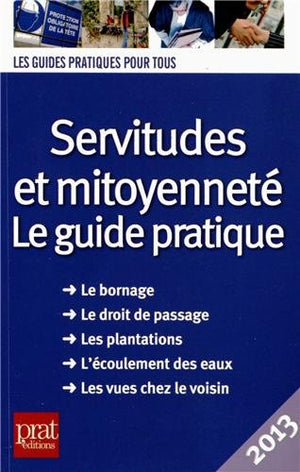 SERVITUDES ET MITOYENNETE 2013