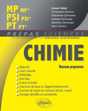 Chimie MP/MP* PSI/PSI* PT/PT* Programme 2014