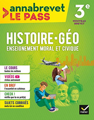 Histoire-géo, Enseignement moral et civique 3e