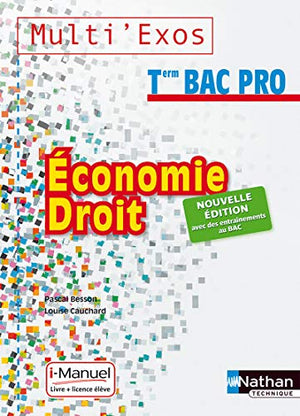 Economie Droit Tle Bac Pro Multi'exos