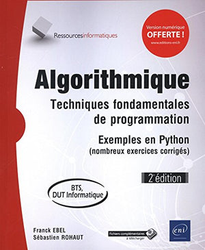 Algorithmique - Techniques fondamentales de programmation - Exemples en Python