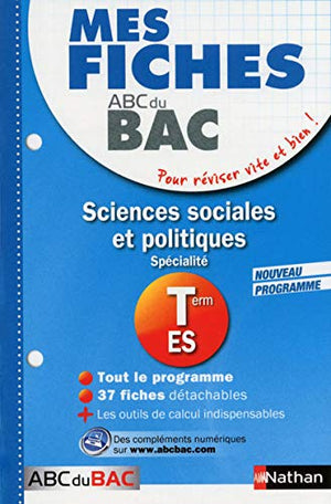 Mes fiches ABC Bac Sciences Sociales et Politiques