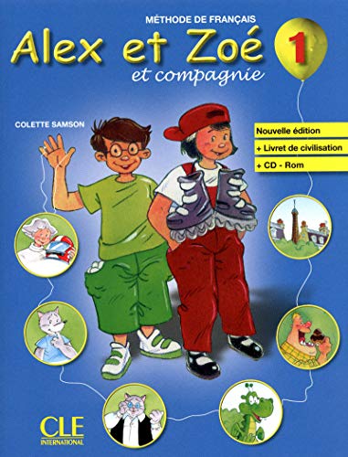 Alex et Zoé - Niveau 1 - Livre + CD Rom