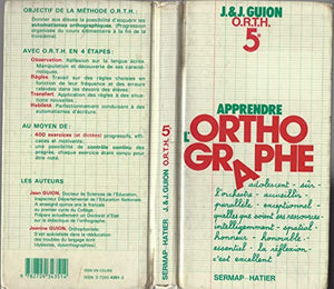 Apprendre l'orthographe