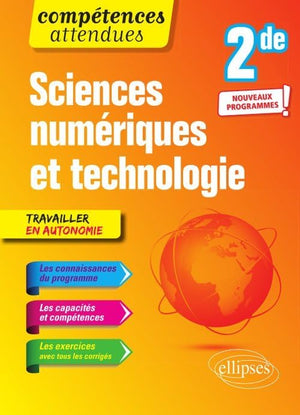 Sciences numériques et technologie 2de