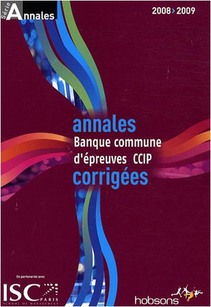 Annales banque commune d'épreuves CCIP