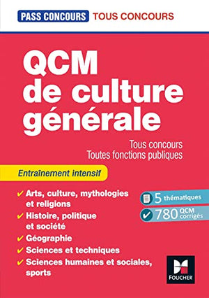 Pass'Concours - QCM de culture générale - Tous concours - 7e édition - Entraînement