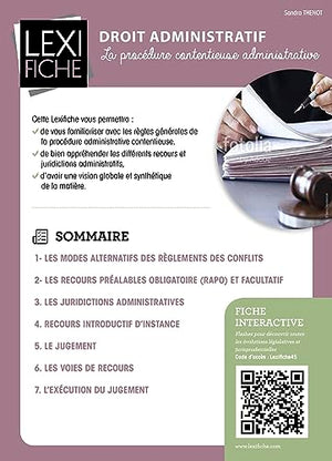 Droit administratif - Procédure administrative contentieuse