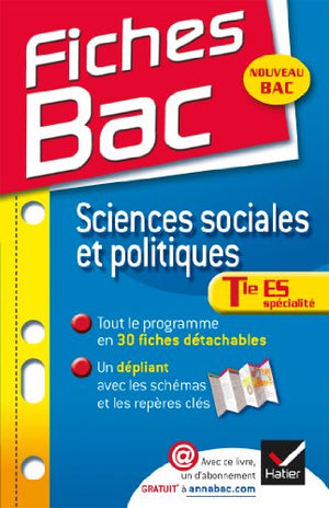 Sciences sociales et politiques Tle ES