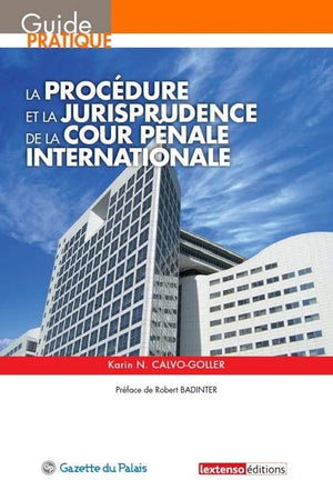 LA PROCEDURE ET LA JURISPRUDENCE DE LA COUR PENALE INTERNATIONALE