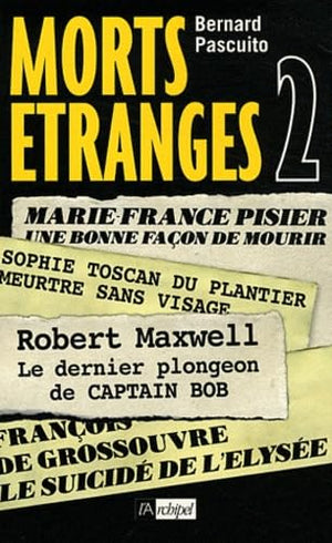 Morts étranges