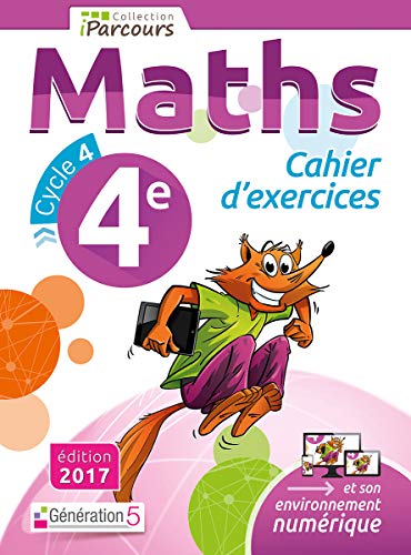 Cahier d'Exercices Iparcours Maths Cycle 4 - 4e (2017)