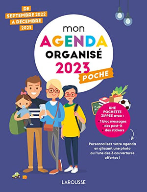 Mon agenda famille organisée poche 2023