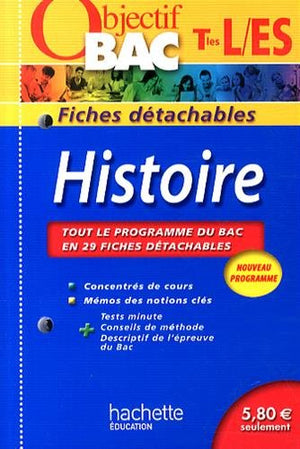 Histoire Tles L/ES: Fiches détachables