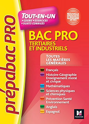 Prepabac Pro - Toutes les matières générales - Tertiaires et industriels - N°1