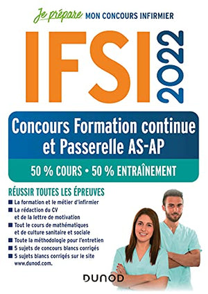 IFSI 2022 Concours Formation continue et Passerelle AS-AP