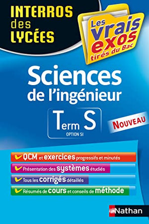 Interros des Lycées Sciences de l'ingénieur Term S option SI