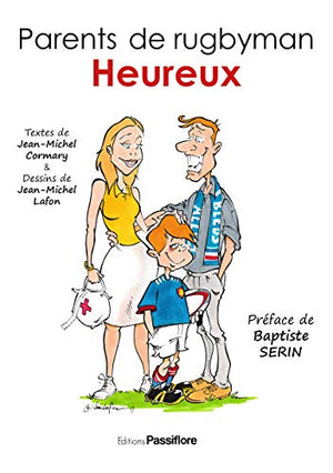 Parents de rugbyman heureux