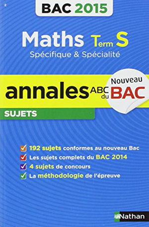 Maths Tle S spécifique & spécialité