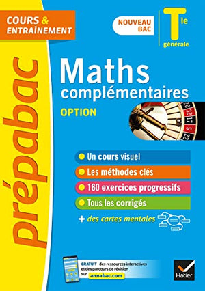 Prépabac Maths complémentaires (option) Tle générale - Bac 2023