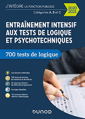 Entraînement intensif aux tests de logique et psychotechniques