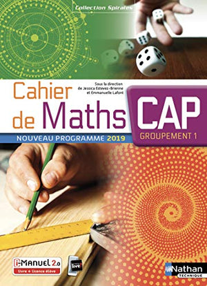 Cahier de maths - CAP groupement 1