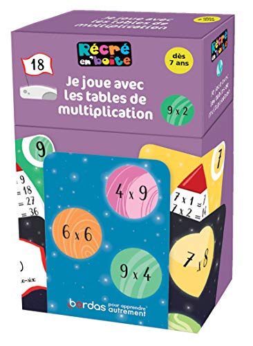 Récré en Boîte - Je joue avec les tables de multiplication - dès 7 ans