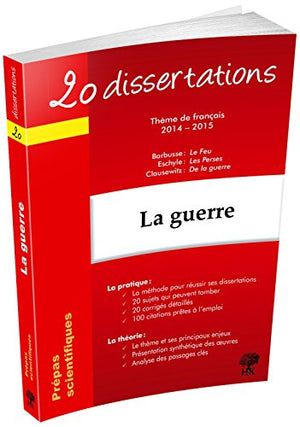 20 dissertations sur la guerre