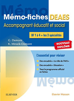 Mémo-fiches DEAES - Diplôme d'Etat d'Accompagnant Educatif et Social