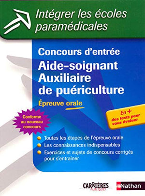 Concours d'entrée Aide-soignant / Auxiliaire de puériculture